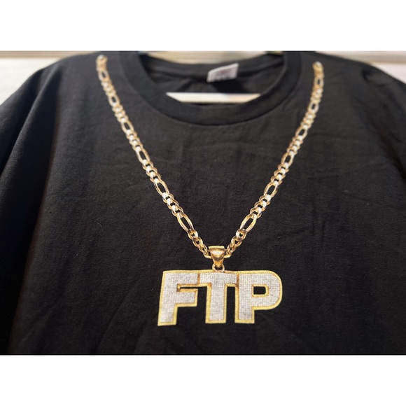 FTP GOLD CHAIN LOGO T - Picture 2 of 4